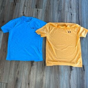 Two adult size medium shirts under Armour